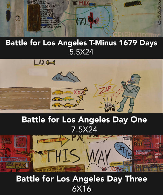 Battle for Los Angeles ~ Triptych